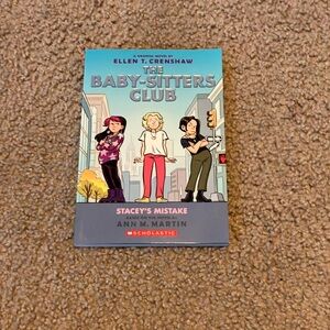 Scholastic The Baby-Sitters Club Graphic Novel - Blue and Purple Cover